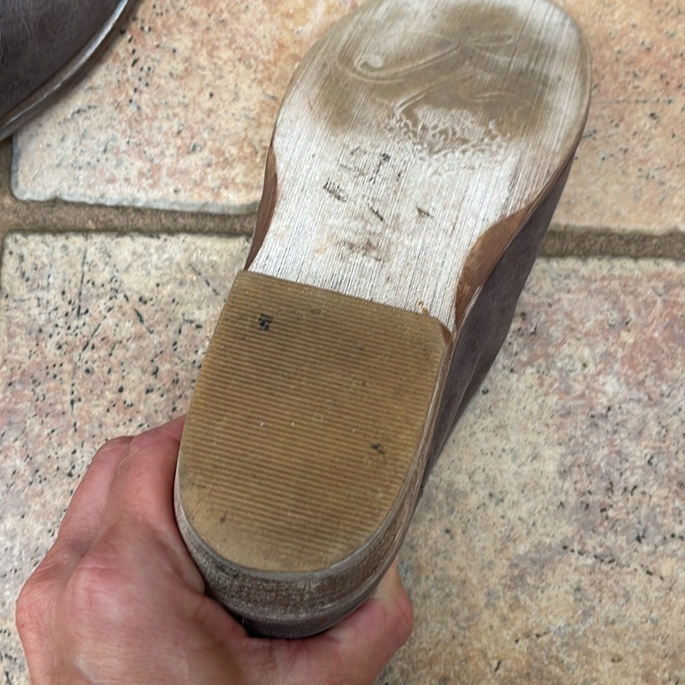 Free people open side, leather slip on flats size 36 - Picture 6 of 6